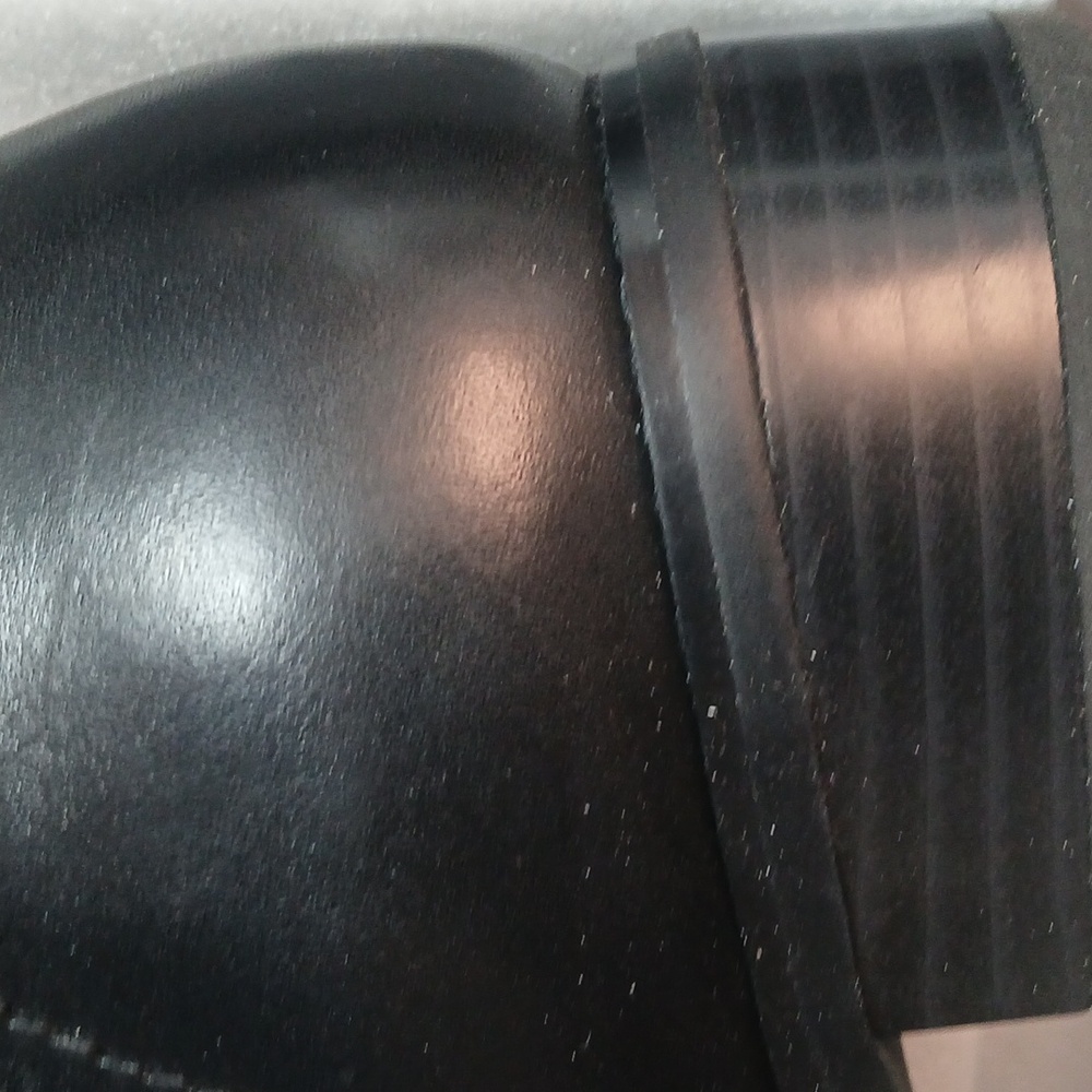 AquaDiva Black Riding Leather Boots - Picture 3 of 5